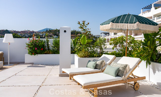 Prestigious renovated penthouse for sale, bordering a leading golf course in La Quinta, Benahavis - Marbella 74473 