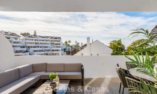 Contemporary renovated apartment within walking distance to all amenities and the beach in Nueva Andalucia, Marbella 74649 