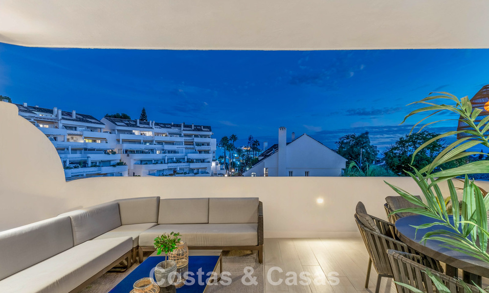 Contemporary renovated apartment within walking distance to all amenities and the beach in Nueva Andalucia, Marbella 74664