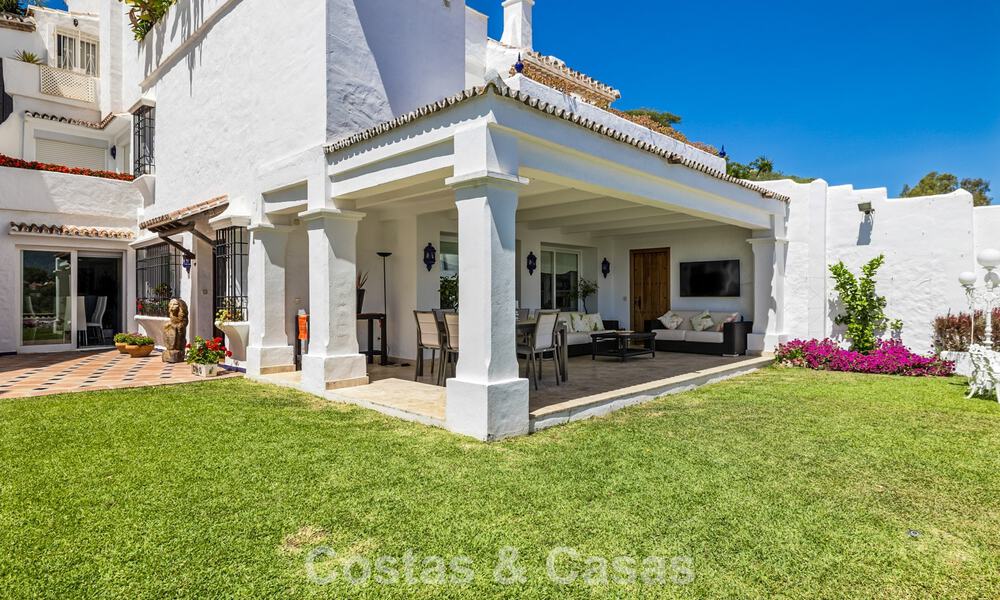 Spacious house for sale, with extensive outdoor areas in a gated complex in Nueva Andalucia, Marbella 74699