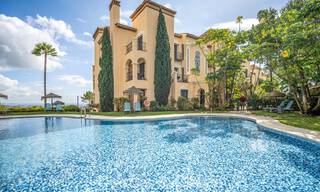 Frontline golf penthouse with magnificent golf and sea views for sale in a gated community in Benahavis - Marbella 74736 