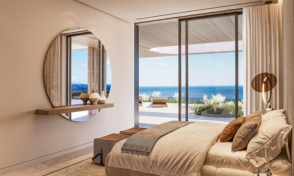 Pre-launch! New, innovative apartments with breathtaking sea views for sale in Casares, Costa del Sol 74760