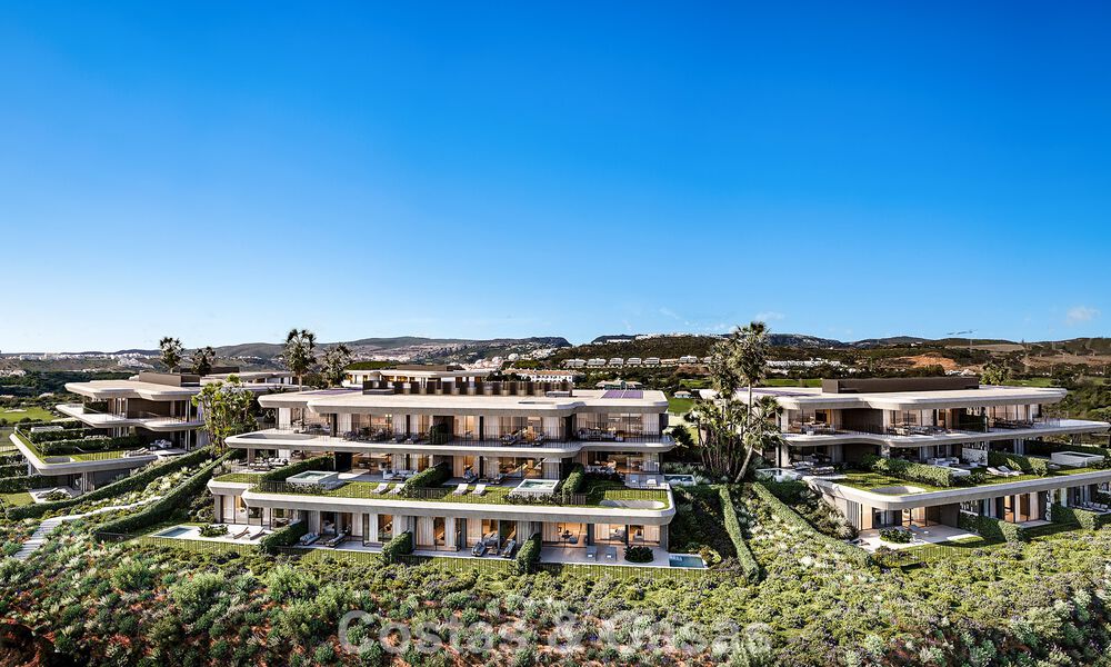 Pre-launch! New, innovative apartments with breathtaking sea views for sale in Casares, Costa del Sol 74763