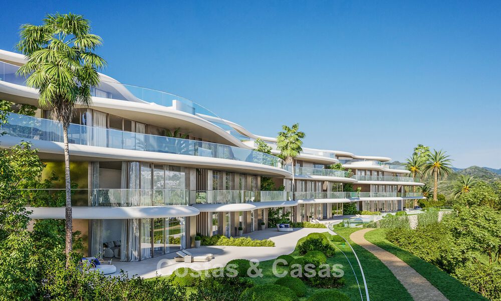 New to the market. Avant-garde style apartments with fantastic sea views for sale in Benahavis - Marbella 74835