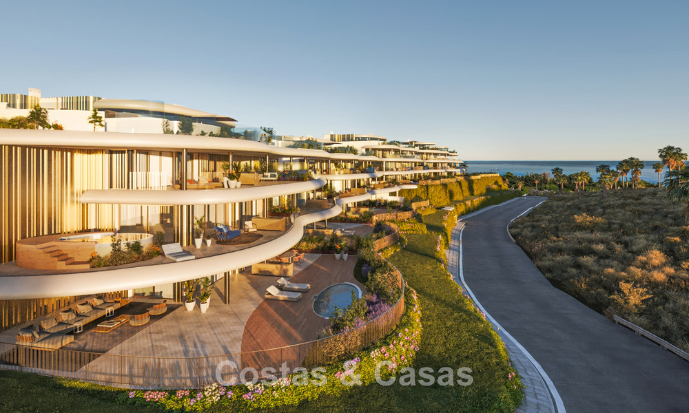 New to the market. Avant-garde style apartments with fantastic sea views for sale in Benahavis - Marbella 774210