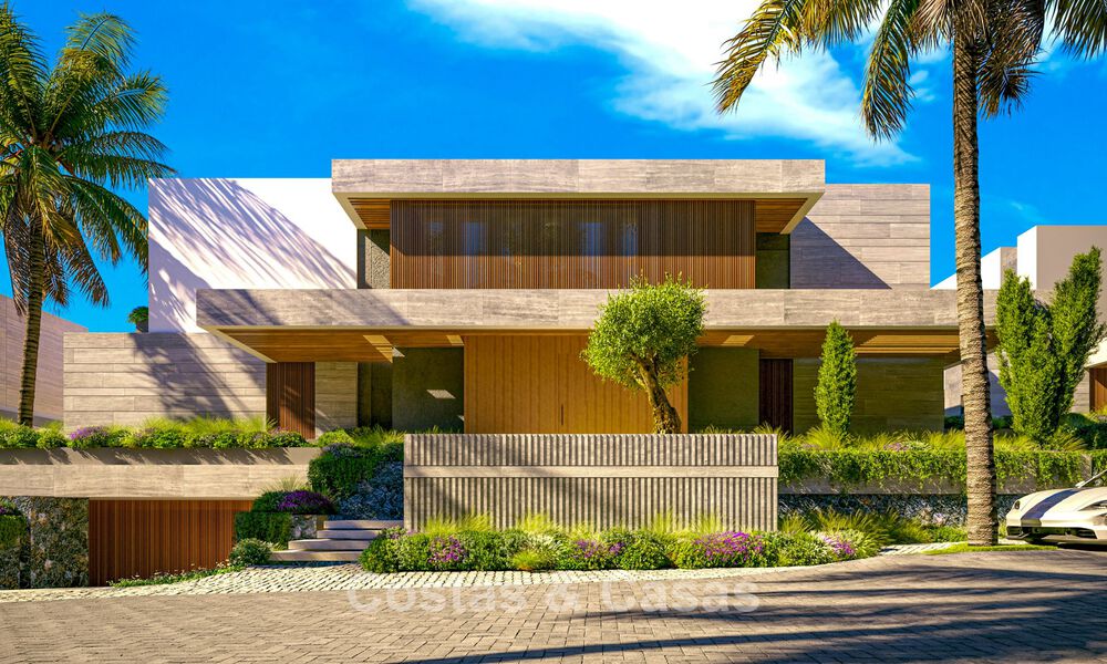 Impressive new build villas for sale with sea, golf and mountain views in Benahavis - Marbella 74846