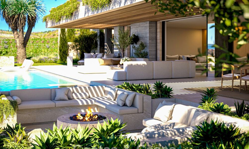 Impressive new build villas for sale with sea, golf and mountain views in Benahavis - Marbella 74861