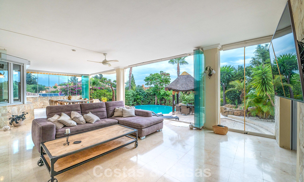 Mediterranean luxury villa for sale close to the beach in Elviria east of Marbella centre 74932