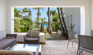 Spacious, move-in ready townhouse for sale with sea view in a gated complex in Benahavis - Marbella 773509 