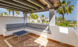 Spacious, move-in ready townhouse for sale with sea view in a gated complex in Benahavis - Marbella 773536 