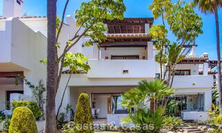 Spacious, move-in ready townhouse for sale with sea view in a gated complex in Benahavis - Marbella 773538 