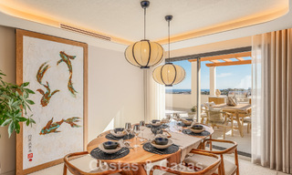 Prestigious renovated penthouse with panoramic sea views for sale in Nueva Andalucia’s Golf Valley, Marbella 773643 