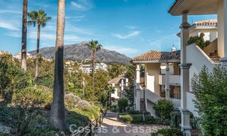 Prestigious renovated penthouse with panoramic sea views for sale in Nueva Andalucia’s Golf Valley, Marbella 773651 