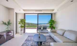 Brand new luxury villa with sea views for sale in a gated community in La Quinta, Marbella - Benahavis 773687 