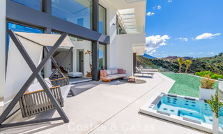 Brand new luxury villa with sea views for sale in a gated community in La Quinta, Marbella - Benahavis 773689 