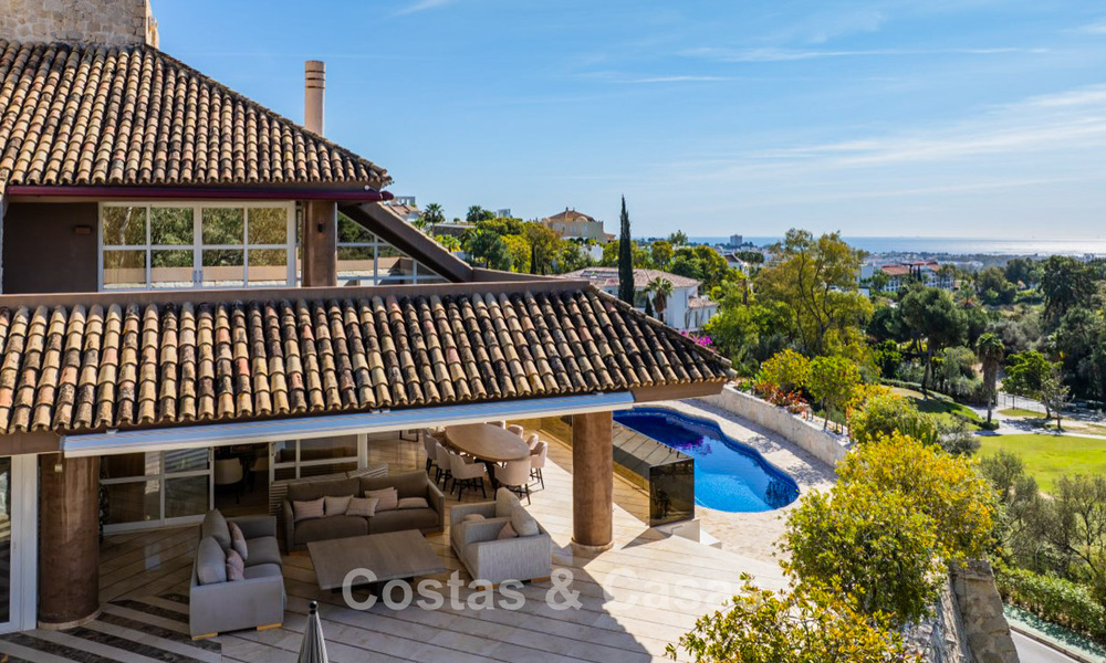 Architectural masterpiece for sale with stunning sea views in La Quinta, Benahavis - Marbella 774023