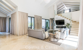 Luxury villa with timeless Mediterranean design for sale in a sought-after golf area of Nueva Andalucia, Marbella 773721 