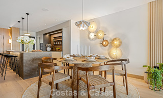 Contemporary renovated luxury apartment for sale with panoramic sea views in Nueva Andalucia’ Golf Valley, Marbella 773777 