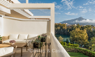 Contemporary renovated luxury apartment for sale with panoramic sea views in Nueva Andalucia’ Golf Valley, Marbella 773784 