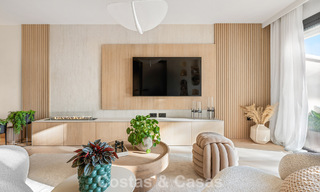 Contemporary renovated luxury apartment for sale with panoramic sea views in Nueva Andalucia’ Golf Valley, Marbella 773795 