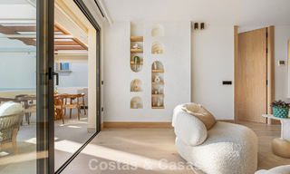 Contemporary renovated luxury apartment for sale with panoramic sea views in Nueva Andalucia’ Golf Valley, Marbella 773797 