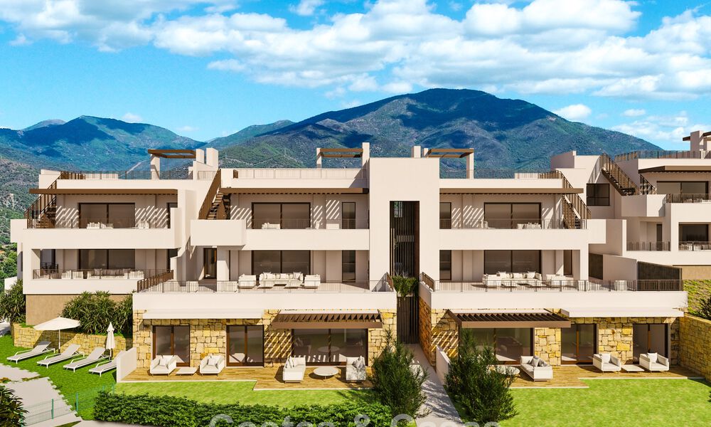 Move-in ready luxury apartments with sustainable concept for sale in Istan, near Marbella on the Costa del Sol 773850