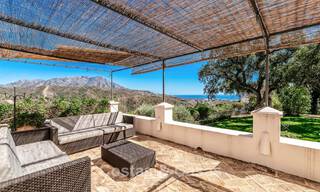 Enchanting luxury villa on beautiful grounds for sale surrounded by greenery in El Madroñal, Benahavis - Marbella 774145 