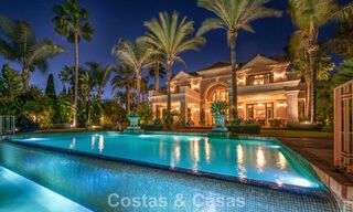 Impressive luxury villa for sale in a prestigious urbanisation within walking distance to the beach in Guadalmina Baja, Marbella 773979 