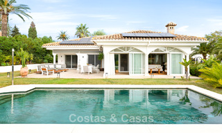 Spacious, single storey villa with traditional Andalusian style for sale in Elviria, Marbella East 774413 