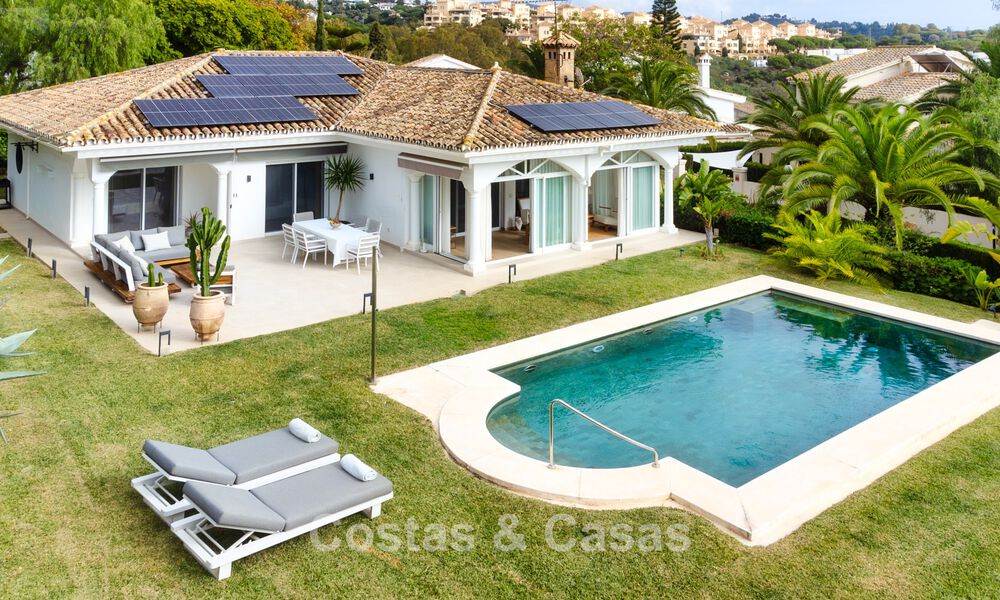 Spacious, single storey villa with traditional Andalusian style for sale in Elviria, Marbella East 774438