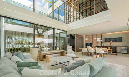 Ultra-modern semi-detached villa with private garden and private pool for sale on the Golden Mile, Marbella 795170