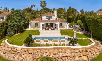 Beautiful contemporary renovated andalusian villa with panoramic sea views for sale in Sotogrande, Costa del Sol 799841