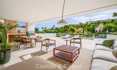 Exclusive duplex apartment with Fendi interior in five star complex for sale on Marbella’s Golden Mile 802381